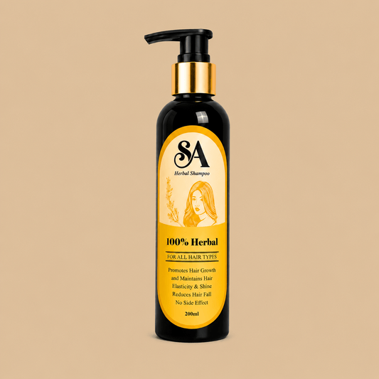 SA Organic Shampoo Herbal Formula for Smooth Silky and Shiny Hair